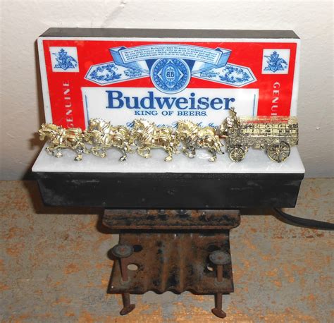 anheuser-busch inc bar beer box electric parts|Vintage Budweiser Bar Light for sale .